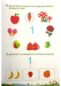 Sách Bé Tự Tin Bước Vào Lớp 1 - Cùng Bé Học Toán - Tập 1 (Dành Cho Bé Từ 5 - 6 Tuổi)