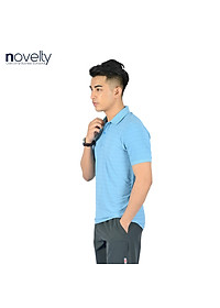 Áo thun Polo nam Novelty 210060 màu xanh da trời