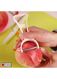 Dụng cụ bào vỏ lưỡi thép Echo Metal loại cán thẳng hàng Made in Japan