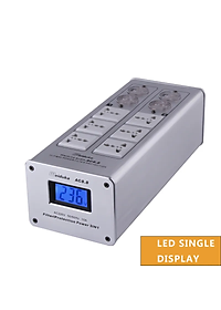 QUÀ TẶNG KÈM - BỘ LỌC NGUỒN ĐIỆN SẠCH CHỐNG NHI.ỄU AC8.8 CHUYÊN DÙNG CHO DÀN ÂM THANH HI-END CÔNG SUẤT 3000W. Wei.du.ka AC8.8 Power Strip 3000W LED Display Lighting Protection AC Power Outlet Audio Power Filter Purifier Conditioner - Hàng Chính Hãng