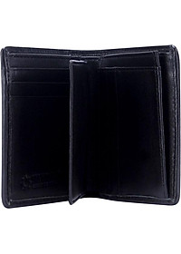Ví Nam Da Cá Sấu Kiểu Đứng Huy Hoàng HT2228 (12.5 x 10 cm) - Đen