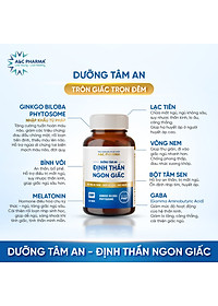 A&C Pharma Viên Uống Ngủ Ngon Dưỡng Tâm An Định Thần Ngon Giấc 150g