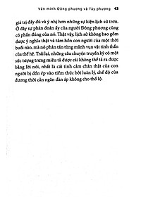 Văn Minh Đông Phương Và Tây Phương (Tái Bản)