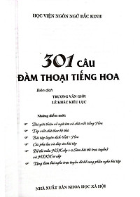 301 Câu Đàm Thoại Tiếng Hoa (Bản mới, Khổ lớn)