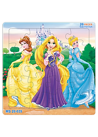 05 bộ tranh xếp hình 20 mảnh size 17x17cm – đồ chơi trí tuệ cho bé từ 2 tuổi – Combo Hoạt hình 1