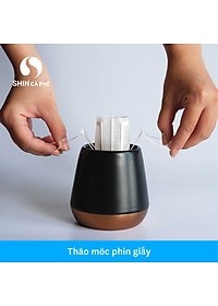 Cà phê Khe Sanh Blend - SHIN Cà Phê - Phin giấy - Hộp 5 gói