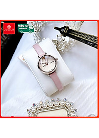 Đồng Hồ Nữ Julius Hàn Quốc JA979C Dây Da Cá TÍnh Màu Hồng