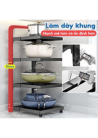 Giá Để Xoong Nồi Thép Carbon Kalpen 2-3-4-5 tầng