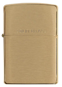 Bật lửa Zippo Brushed Brass Solid 204