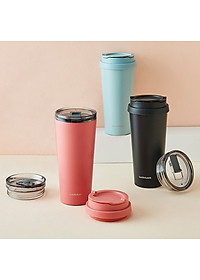 Bình giữ nhiệt LocknLock có 2 nắp thay thế New Clip Tumbler 540ml LHC4279