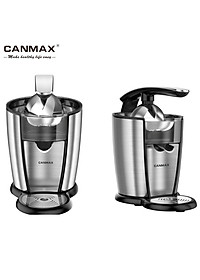 Máy vắt cam cao cấp thương hiệu Canmax CJ-186 - Chất liệu: Inox 304 - Dung tích: 1000ml - Công suất: 120W - Hàng Nhập Khẩu