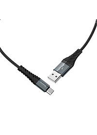 Cáp sạc nhanh chuẩn Type C Hoco, sạc nhanh 2.4A Max, cáp bọc dù dành cho Samsung Galaxy Note 9, Note10, S9, S10, S10+, X38 - Hàng chính hãng