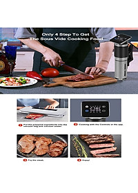 Máy nấu chậm Sous Vide BioloMix SV-9008 kết nối Wifi, công suất 1300W-Hàng chính hãng