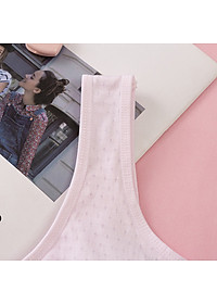 Áo Lót Nữ Học Sinh Ba Lỗ Cotton Thông Hơi Mút Liền 1376 – Êm Ái, Thoáng Mát