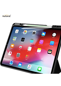 Bao da dành cho iPad Pro 11 2021 M1 chính hãng Mutural chống sốc - Hàng nhập khẩu ( Tặng kèm kính cường lực Nillkin )