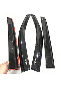 Bộ vè che mưa Fashion cho Mazda BT50, BT-50 nhựa ABS cao cấp