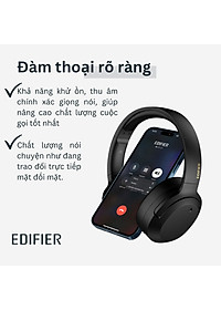 Tai nghe EDIFIER W820NB PLUS Bluetooth 5.0 | Chụp tai Chống ồn chủ động | Âm thanh chất lượng cao Hires | Chơi game - Hàng chính hãng