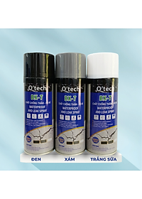 Bình Xịt Chống Thấm Trần Nhà, Tường Ngoài, Mái Tôn, Tạo Lớp Phủ Chống Nước Chống Rò Rỉ O'tech BX-7 - Hàng Chính Hãng