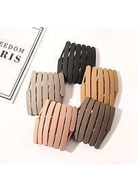 Băng đô nhựa dẻo gấp gọn bỏ túi, bờm cài tóc co giãn tiện lợi - tiemcuaxu