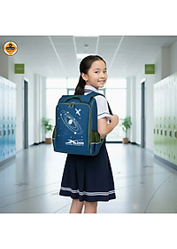 Balo học sinh chống gù Xbags Universe – Balo đi học cấp 1 cao cấp chống nước, nhiều ngăn cho bé năng động XB3104
