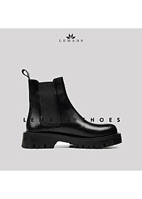 The Classic Chunky Chelsea Boots LeMans CHK02 Giày da bò Chelsea Boots đế Chunky, đế chunky, bảo hành 24 tháng