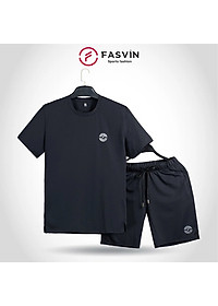 Bộ Quần Áo Thể Thao Nam FASVIN AT25663.HN Mềm mại co giãn thoáng mát