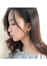 Bông tai đá bất đối xứng