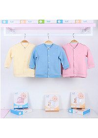 Áo khoác chần bông bo cổ cho bé Haki BB016