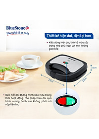 Máy Nướng Bánh Mì Kẹp BlueStone SBB-2333 (650W) - Hàng Chính Hãng