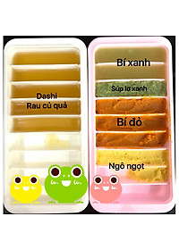 Khay trữ đông đồ ăn dặm cho bé Kokubo chia ngăn, có nắp đậy - Hàng nội địa Nhật