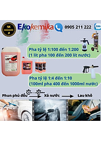 Bio Foam active - 5 lít - Dung dịch rửa xe bọt tuyết - Nước rửa xe - Ekokemika