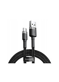 Cáp Sạc Nhanh Baseus Cafule Type C CATKLF 3A 1m - Hàng Nhập Khẩu