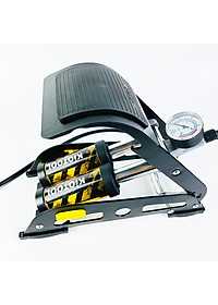 Bơm xe máy - Bơm xe đạp chân - Bơm đạp chân 2 ống đa năng - Bơm hơi đạp chân mini Xe Đạp, Xe Máy, Xe Ô tô, Xe Hơi Đa Năng Dễ Dàng Xếp Gọn thân hợp kim siêu bền, hỗ trợ cả van Mỹ và van Pháp Thương hiệu KIOTOOL