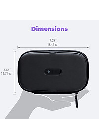 Hộp khử khuẩn cá nhân công nghệ UV-CLEAN pin sạc HoMedics SAN-PH100 (Hàng nhập khẩu USA)