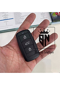 Bao da bọc ốp chìa khoá xe ô tô Vinfast VF5 xe điện handmade da thật 004