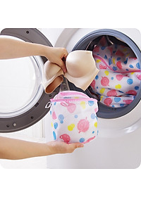 Set 5 Túi Lưới Giặt Bảo Vệ Quần Áo In Họa Tiết Dễ Thương - Tặng 1 cột tóc quả bơ