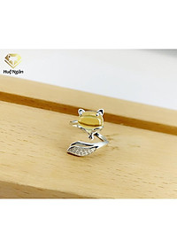 Nhẫn bạc Ý 925 Huệ Ngân - Hồ ly quyến rũ RR1618
