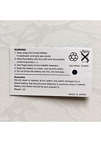 Pin Maxell Nhật Bản SR920SW / 371 / G6 Hàng Chính Hãng Made in Japan