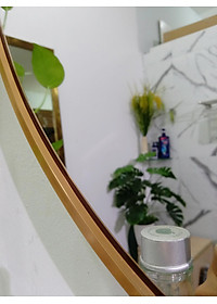 Gương Soi Kibath Hình Tròn Khung Viền Nhôm Sơn Tĩnh Điện, KB-137