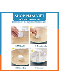 Khăn Tắm Nén Du Lịch 70x140cm Dạng Viên Nén Làm Từ Cotton Tự Nhiên, Sử Dụng Nhiều Lần