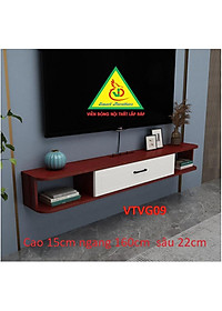 Kệ Ti Vi Treo Tường Trang Trí VTVG09 - Nội Thất Lắp Ráp