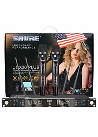 Micro Không Dây SHURE UGX30 PLUS -  Âm Thanh Cực hay - Chống Hú Tốt - Hàng Chính Hãng