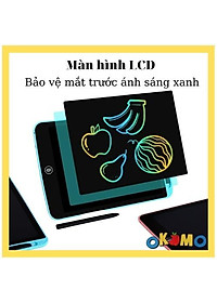 Bảng viết tự xóa LCD 8.5 Inch đơn sắc, đồ chơi giáo dục cho bé thông minh, phát triển trí tuệ OKOMO