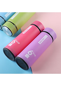 Bình Giữ Nhiệt 6 Oup Lỗi Thuỷ Tinh Nắp Inox - Bình Giữ Nhiệt 450ml Giao Màu Ngẫu Nhiên
