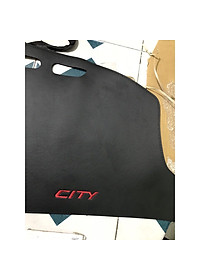 Thảm taplo da vân cacbon cho xe Honda City 2016-2020