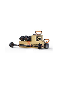 Bộ Tạ Tay (6 in 1) Composite FED Kết hợp tạ đẩy(40 kg)Đa Năng Cao cấp --- hàng chính hãng