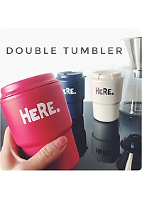 Cốc giữ nhiệt Here Inomata 320m có nắp xoay để đậy kín giữ nhiệt & đảm bảo an toàn vệ sinh - Hàng nội địa Nhật Bản |#Made in Japan|