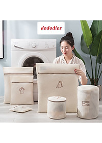 Túi Lưới Giặt Đựng Quần Áo, Đồ Lót Trong Máy Giặt - Túi Giặt Bảo Quản Quần Áo, Túi giặt đồ cao cấp 2 lớp, túi lưới giặt vớ, Túi giặt đồ máy giặt 3 lớp cao cấp, túi lưới giặt quần áo đồ lót có khóa kéo, Túi lưới giặt quần áo đồ lót máy giặt dododios