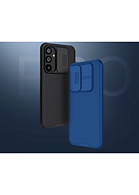 Ốp lưng cho Samsung Galaxy S23 FE bảo vệ camera chống sốc hiệu Nillkin Camshield có khung & nắp đậy bảo vệ Camera - Hàng nhập khẩu