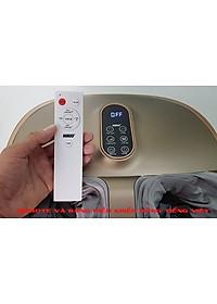 Máy Massage Chân Nén Ép Trị Liệu Suy Giãn Tĩnh Mạch Nikio NK-187 - Máy Mát Xa Dây Ấn Lòng Bàn Chân, Mu Bàn Chân, Ngón Chân, Bắp Chân - Công Nghệ Tiên Tiến: Con Lăn, Túi Khí Và Nhiệt Sưởi - Nhiều Chế Độ Matxa, Có Remote Điều Khiển